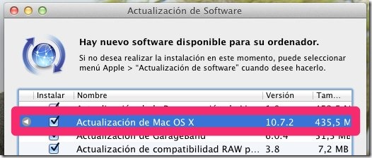 Actualización de Software