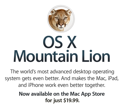 mountain lion OS X launched - unpocogeek.com