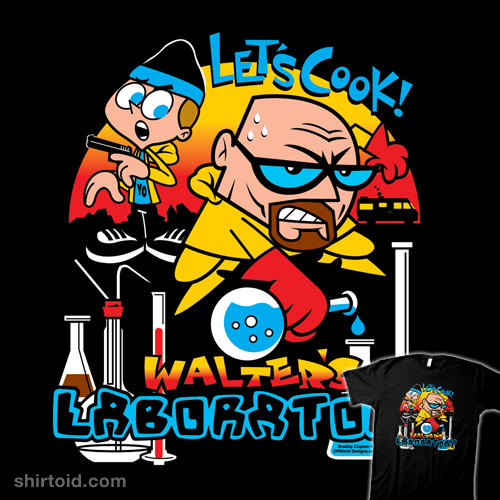 breaking bad and dexter's laboratory shirt - unpocogeek.com