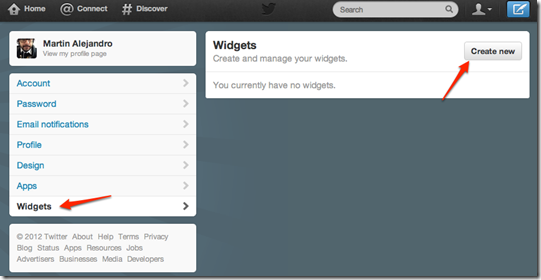 Widgets embed twitter - unpocogeek.com