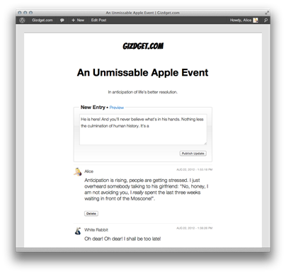 automattic liveblog wordpress plugin - unpocogeek.com