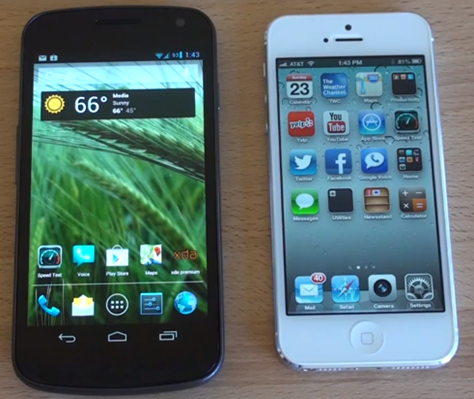 ios 6 vs jelly bean - unpocogeek.com.