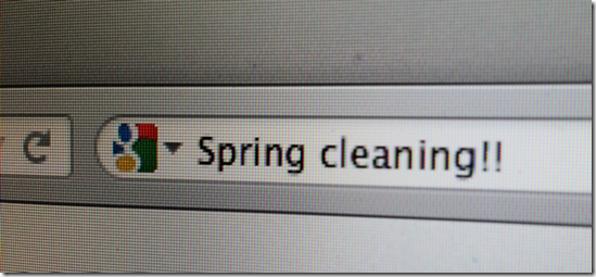 google spring cleaning - unpocogeek.com