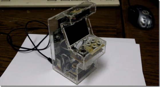 Raspberry Pi-based micro arcade cabinet - unpocogeek.com