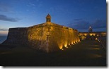 Fort San Felipe del Morro at sunset, Old San Juan, Puerto Rico