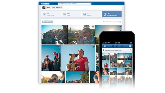 facebook photo sync for iOS - unpocogeek.com