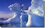 Sculpted ice, Antarctica