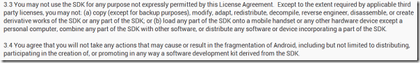 new android sdk terms - unpocogeek.com