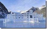 Ice Castle, winter, Lake Louise, Banff National Park, Alberta, Canada