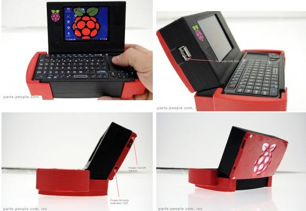 raspberry pi mini notebook - unpocogeek.com