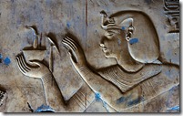 Relief in Temple of Seti I, Abydos, Egypt
