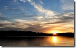 Sunset, Clear Lake, Wisconsin, U.S.