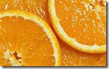 Juicy orange slices
