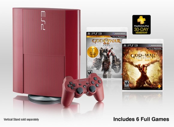 God of War garnet red ps3 edition - unpocogeek.com