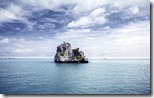 Lonely island rock formation, Thailand