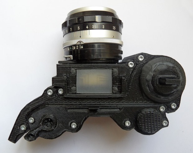 DSLR 3D printed - unpocogeek.com