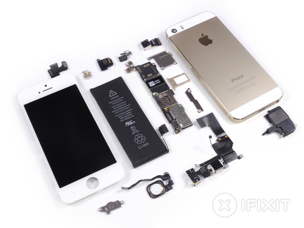 iphone5s teardown ifixit - unpocogeek.com