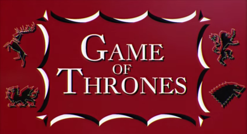 Game of Thrones 60s Saul Bass style title sequence - unpocogeek.com