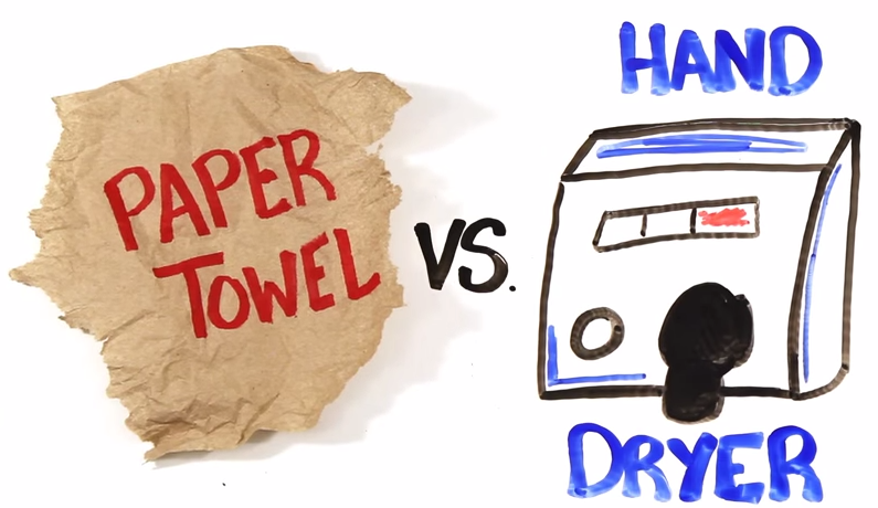toallas de papel vs secador de manos - unpocogeek.com