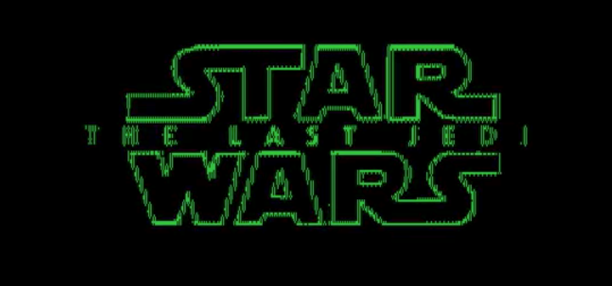 Star Wars: The Last Jedi, trailer con tecnología de 1984