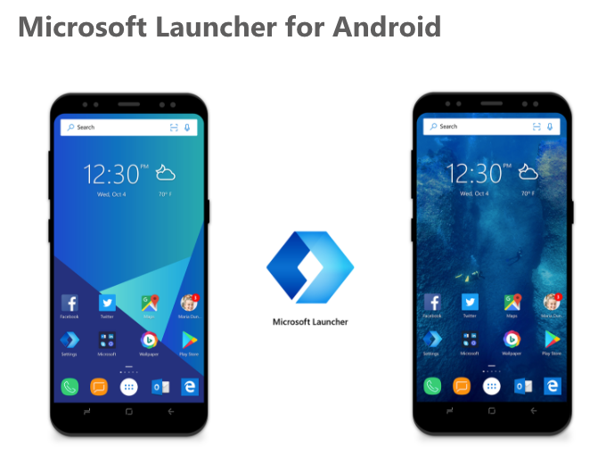 Microsoft Launcher para android preview
