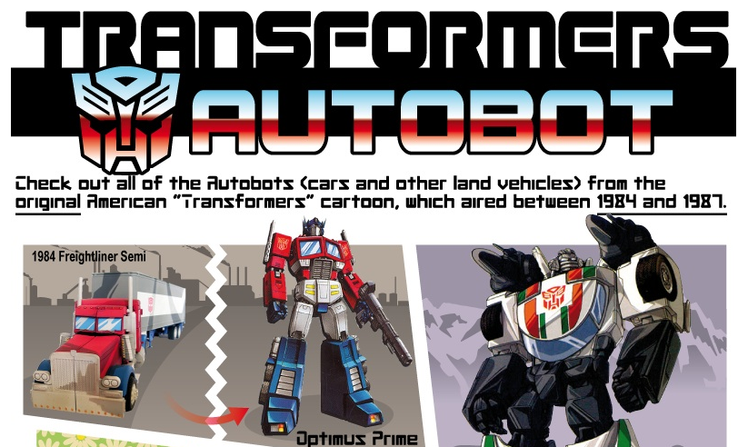 [transformers] Los autobots y en que se transformaban