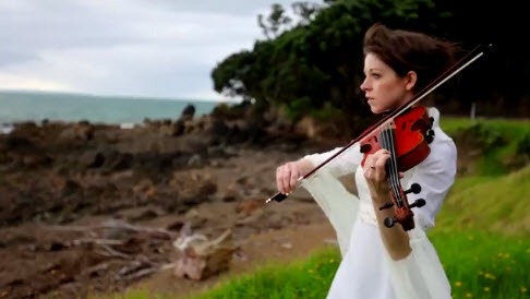 Mix de la musica de “El Señor de los anillos” con violin