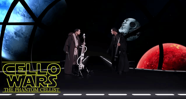 Mashup de la música de Star Wars realizado con violonchelos