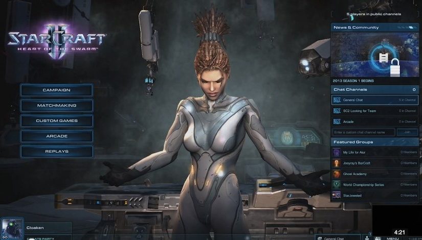 Un vistazo a las nuevas funciones sociales de StarCraft 2 Heart of the Swarm