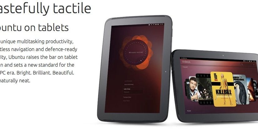 Presentado oficialmente Ubuntu para tabletas