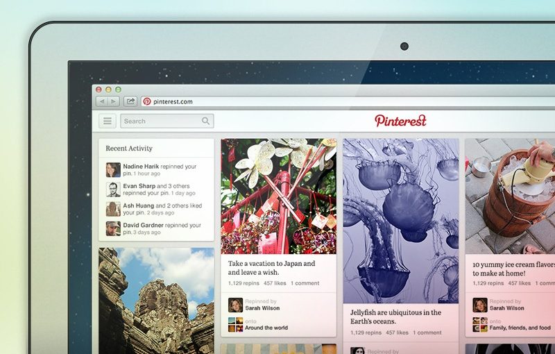 Pinterest pone a pruebas un nuevo diseño