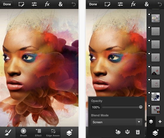 Photoshop touch para iOS y Android