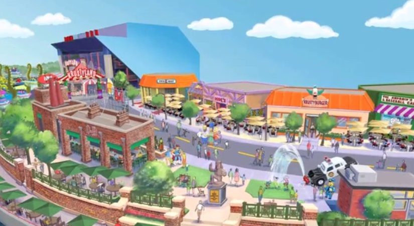 Estudios Universal abrirá un parque temático de los Simpsons