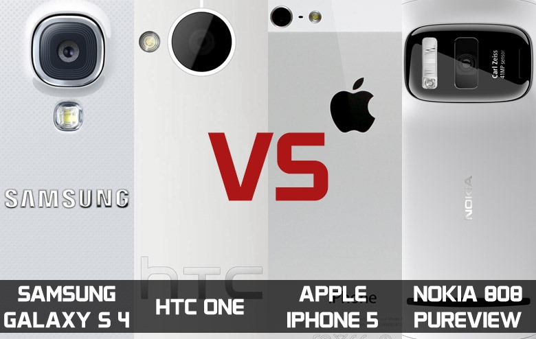 Comparativa de cámaras entre iPhone 5, Galaxy S4, HTC One y Nokia 808