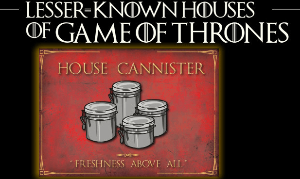 [humor] Las casas menos conocidas de Game of Thrones