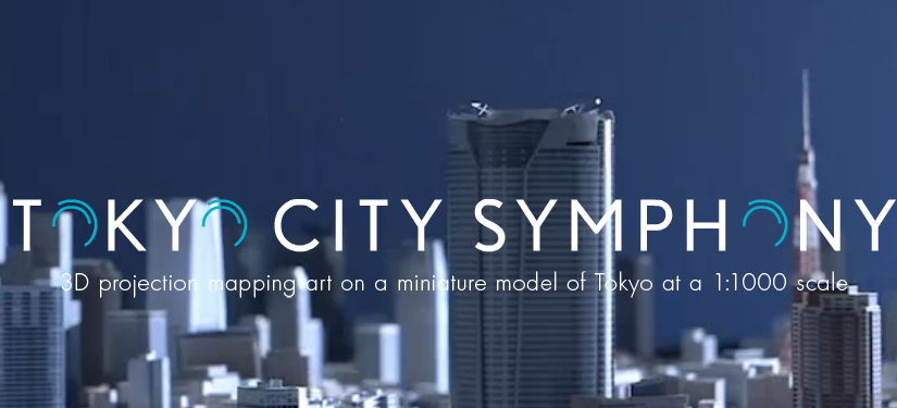 Tokyo Symphony, increíble proyección 3D sobre una maqueta de la ciudad