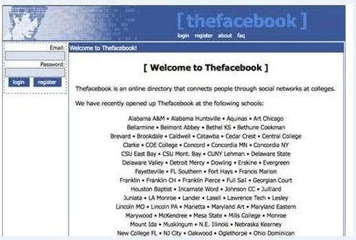 Facebook y sus rediseños desde su lanzamiento