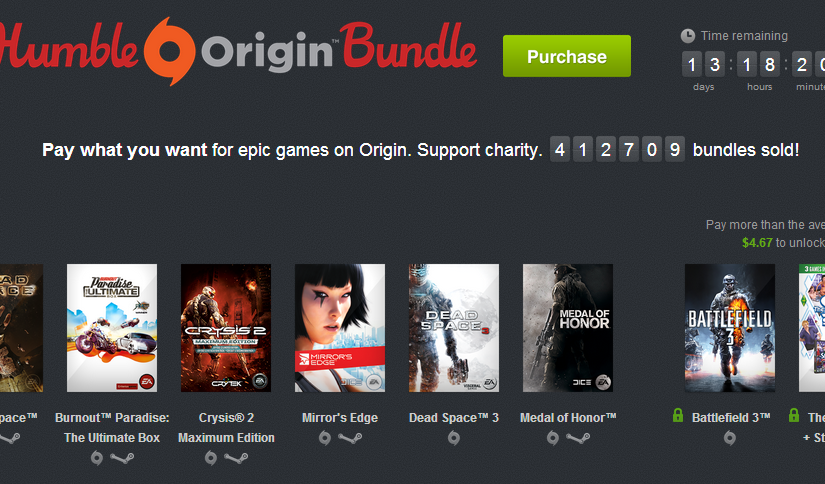 The Humble Origin Bundle, grandes juegos al precio que quieras