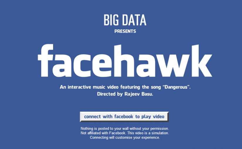 Facehawk, Crea un video musical con tu timeline de Facebook