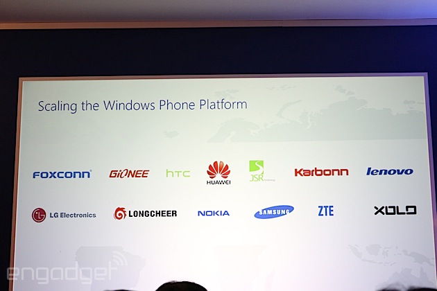 Microsoft anunció nuevos fabricantes para Windows Phone