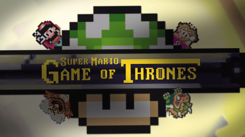 Intro de Game of Thrones estilo Super Mario