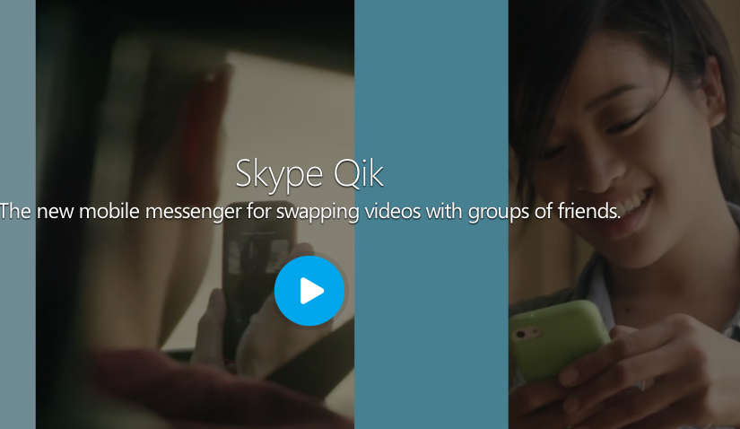 Skype Qik, envia mensajes de video