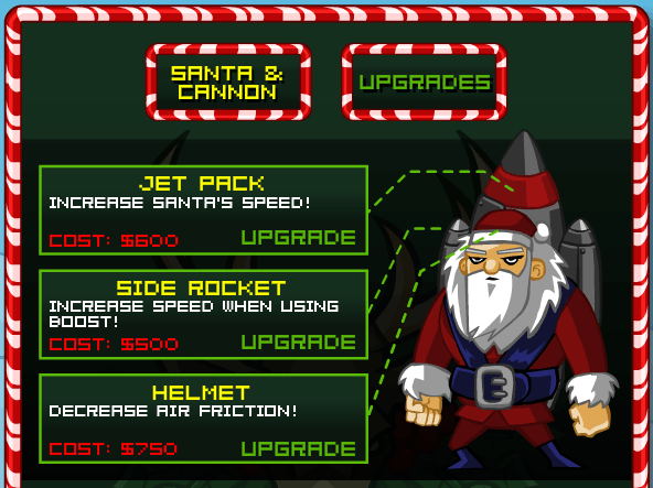 El juego de hoy… Rocket Santa 2