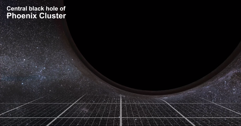 Comparación de tamaño de agujeros negros