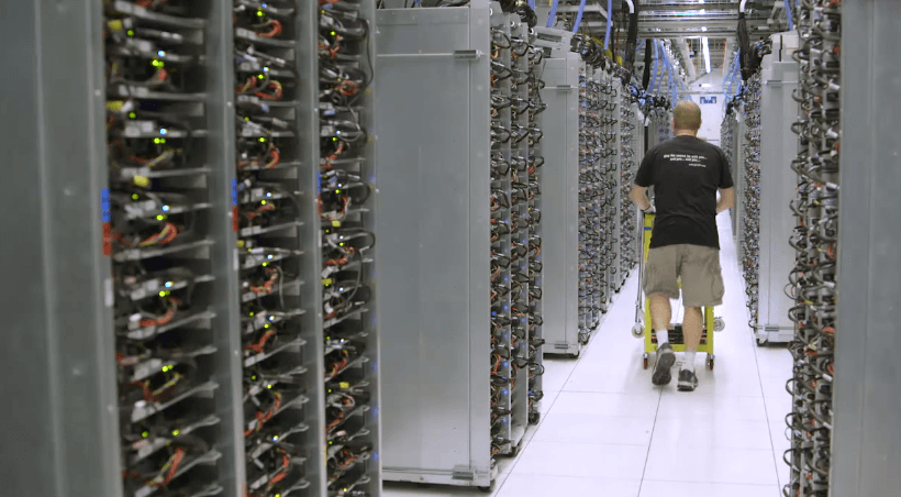 Una visita guiada por un data center de Google