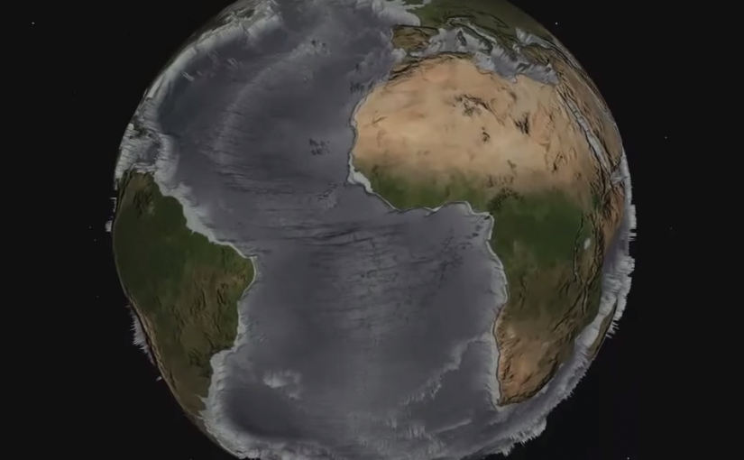 La tierra sin oceanos