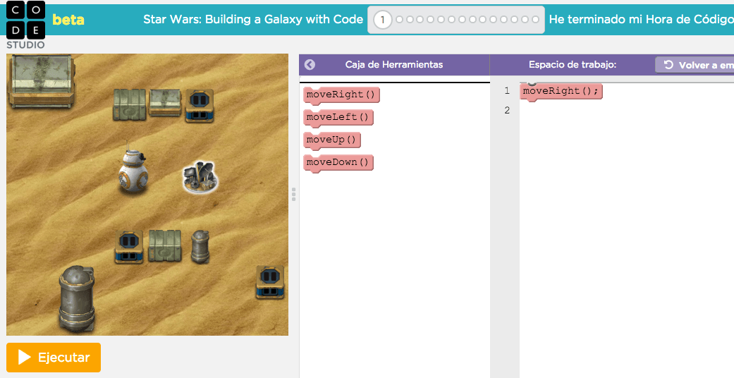 Code.org se alía con Star Wars para enseñar conceptos básicos de ...
