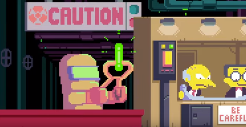 Intro de los Simpsons estilo 8 bits