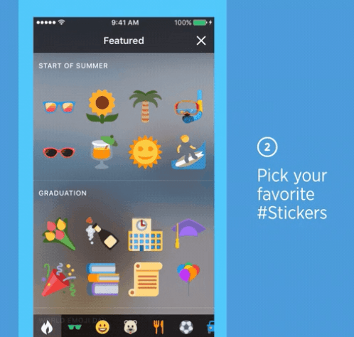 Twitter agrega stickers...