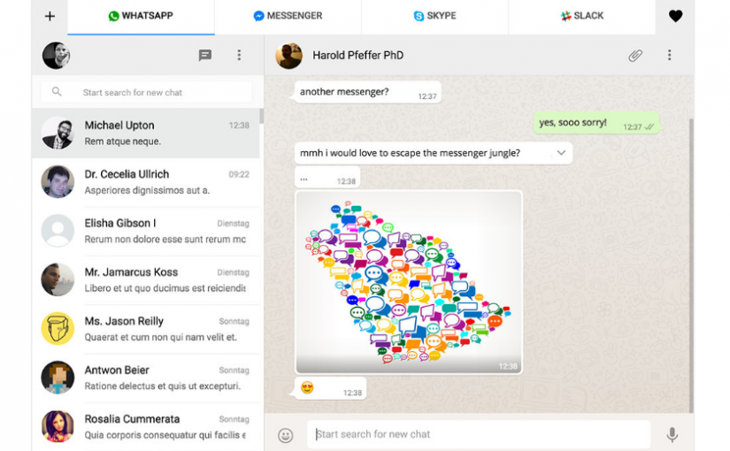 All-in-One Messenger, todas tus apps de mensajería en un solo lugar